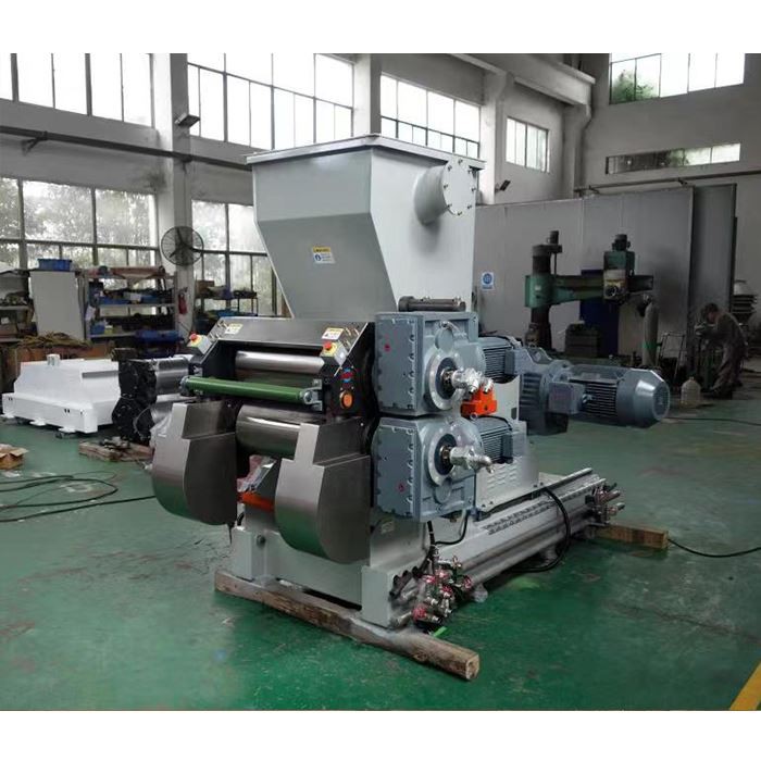 Twin vis kawotchou extrusion fèy machin